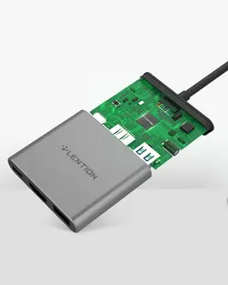 خرید اینترنتی هاب3پورت USB-C لنشن مدل C14 با کیفیت عالی