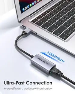 مبدل USB-A به HU604| Gigabyte RJ45