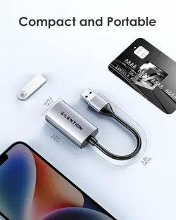مبدل USB-A به HU604| Gigabyte RJ45