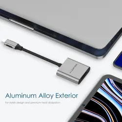 مبدل USB-C به C8|SD/MicroSD
