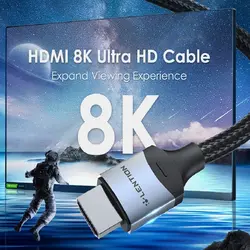 فروش کابل HDMI مدل HH21-48G لنشن ورژن 2.1 سازگار با PS5 و Xbox