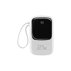 پاوربانک همراه با کابل متصل باسئوس مدل 20000mAh 22.5W-PPQD20C