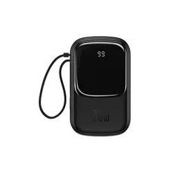 پاوربانک کابل متصل لایتنینگ باسئوس مدل 20000mAh 20W PPQD-H01