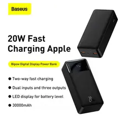 پاور بانک باسئوس مدل 20W-PPBD30K ظرفیت 30000mAh
