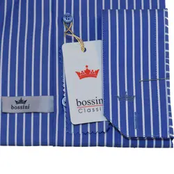 پیراهن آستین بلند مردانه بوسینی BOSSINI آبی