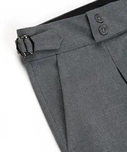 شلوار پارچه ای پیله دار مردانه ال آر سی LRC مدل 169304 طوسی