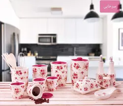 ست جای ادویه و بانکه ۱۶ پارچه پالرمو مدل سولکاسا