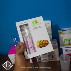 چاقو و چنگال میوه خوری گرین هوم  کد KF-05
