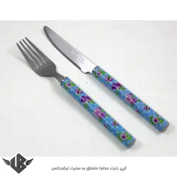 چاقو و چنگال میوه خوری گرین هوم  کد KF-04