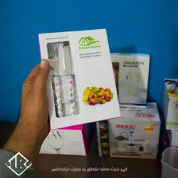 چاقو و چنگال میوه خوری گرین هوم  کد KF-01
