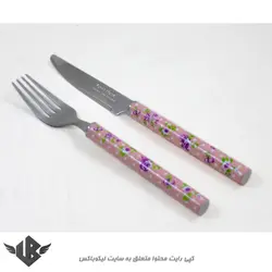 چاقو و چنگال میوه خوری گرین هوم  کد KF-06