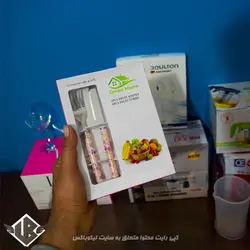 چاقو و چنگال میوه خوری گرین هوم  کد KF-06
