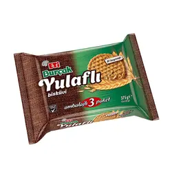 بیسکویت غلات کامل و جو دوسر اتی بورچاک 375 گرم