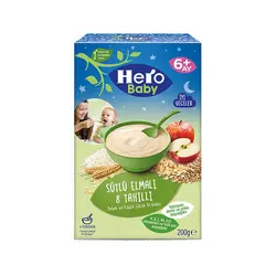 غذای کمکی هیرو بیبی هشت غله و سیب شیری 200 گرم