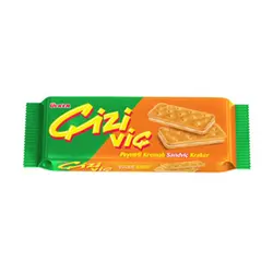 بیسکویت کراکر پنیری کرم دار چیزی اولکر 82 گرمی