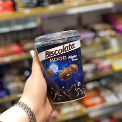 بیسکولاتا مود شکلات تلخ 125 گرمی