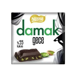 شکلات تلخ داماک نستله پسته ای 65 گرم