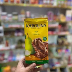 کوکی با مغز گلابی و کارامل کارولینا روشن 168 گرم