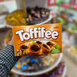 تافی شکلات فندقی تافی‌فی 125 گرم