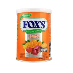 آبنبات کریستالی فاکسز Fox's میوه ای ۱۸۰ گرم