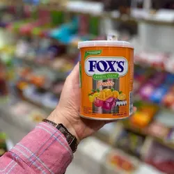 آبنبات کریستالی فاکسز Fox's میوه ای ۱۸۰ گرم