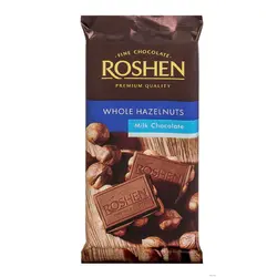 تابلت شکلات شیری فندقی روشن(ROSHEN) ۹۰ گرمی