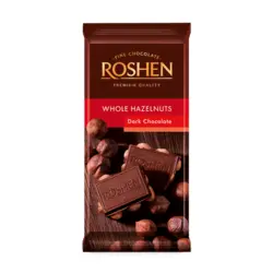 تابلت شکلات تلخ فندقی روشن(ROSHEN) ۹۰ گرمی