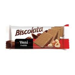 ویفر کرم دار بیسکولاتا ونی با مغز فندق 50 گرم