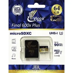 کارت حافظه microSDHC ویکو من مدل Final 600X ظرفیت 64 گیگ - لینوکس کالا