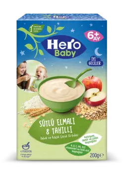 سرلاک هشت غله و سیب با شیر هروبیبی Hero Baby