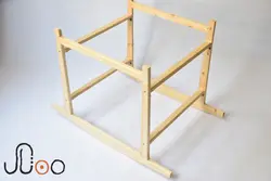 گهواره حصیری مهتاک طرح ماه طوسی