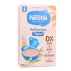 سرلاک چند غله بدون شیر نستله Nestle با طعم وانیل وزن 500 گرم - لیتل بی بی