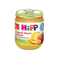 کوکتل ارگانیک میوه های سیب، زردآلو، پرتغال، هلو و آناناس هیپ Hipp