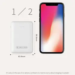 پاوربانک جلیکو مدل RM-120 ظرفیت 10000 میلی آمپر ساعت