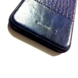 کاور گوشی طرح چرم رنگ سرمه ای مناسب Iphone 7/8 برند Hojar