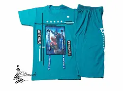 تیشرت شلوارک چراغدار طرح آیرون من