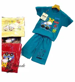 تیشرت شلوارک مدل زرافه راننده