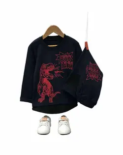 بلوز و شلوار ست بچه گانه مدل دایناسور