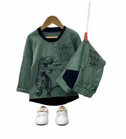 بلوز و شلوار ست بچه گانه مدل دایناسور