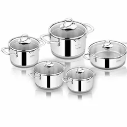 سرویس قابلمه استیل راسل RASEL ساخت ترکیه مدل R-175