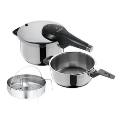 زودپز دوقلو 3 و 4.5 لیتری وی ام اف WMF مدل Perfect Premium