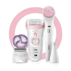 اپیلاتور و لایه بردار براون Braun مدل Silk Epil کد 975-9