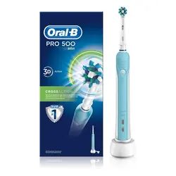 مسواک برقی اورال بی Oral-B مدل Pro 500 Cross Action آبی