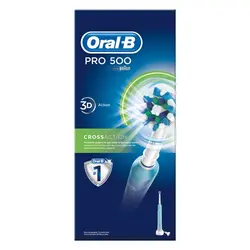 مسواک برقی اورال بی Oral-B مدل Pro 500 Cross Action آبی