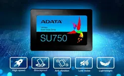 اس اس دی اینترنال ای دیتا مدل 3D NAND SU750 ظرفیت 256گیگابایت