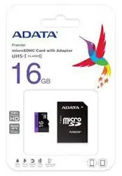 کارت حافظه UHS-I ای دیتا از نوع microSDHC/SDXC کلاس 10سرعت100MBps ظرفیت 16