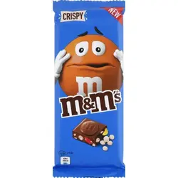 شکلات تخته ای کریسپی ام اند ام 165 گرمی