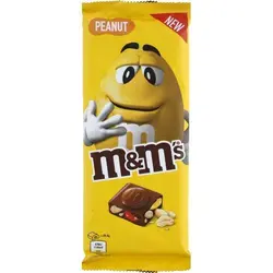 شکلات تخته ای بادام زمینی ام اند ام 165 گرمی