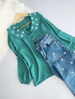 شومیز بابونه کد772 - پوشاک لاویز استایل