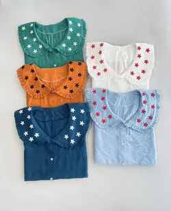 شومیز بابونه کد772 - پوشاک لاویز استایل